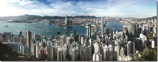 View from Peak - HK tourist board